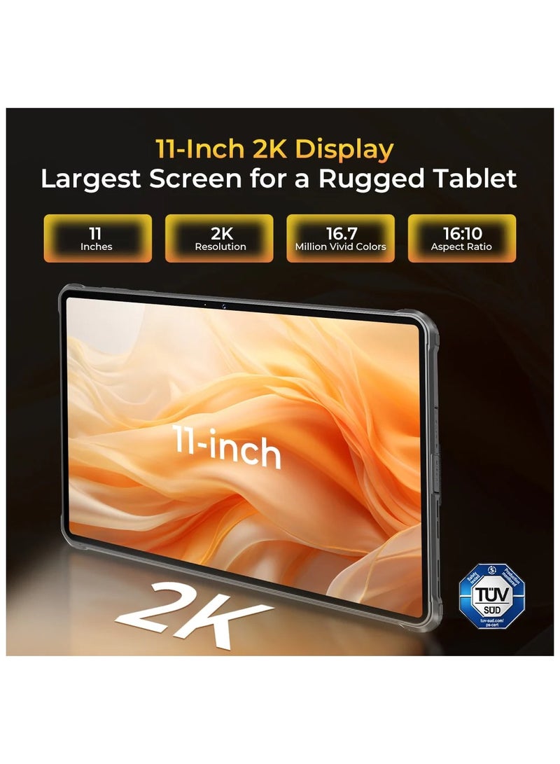 أوكيتل جهاز RT8 اللوحي القوي بشاشة 11 بوصة بدقة 2K وبطارية 20000 مللي أمبير وكاميرا سوني بدقة 48 ميجابكسل، أسود - Image 5