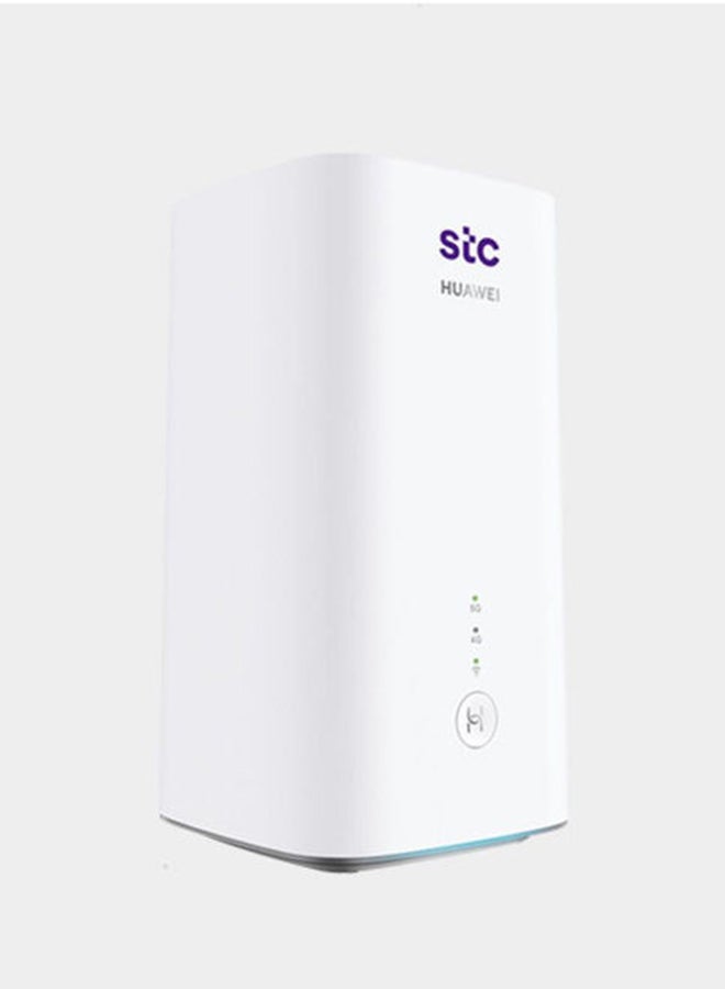 STC Renewed - STC HUAWEI 5G CPE Router Pro 2 - H122-373  Speed Upto 3600Mbps / Dual Band supports up to 11 5G frequency / Wi-Fi 6 3000Mbps / High Gain Antenna, Supports All Networks / White - Image 2