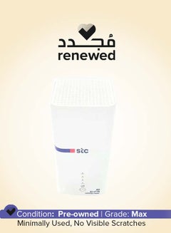 Renewed - STC AX3600 Ultra 5G Route Super Speed Up to 3600Mbps WiFi 6 Nano SIM, High Gain Antenna , Nano Sim , Support Only STC Network / White