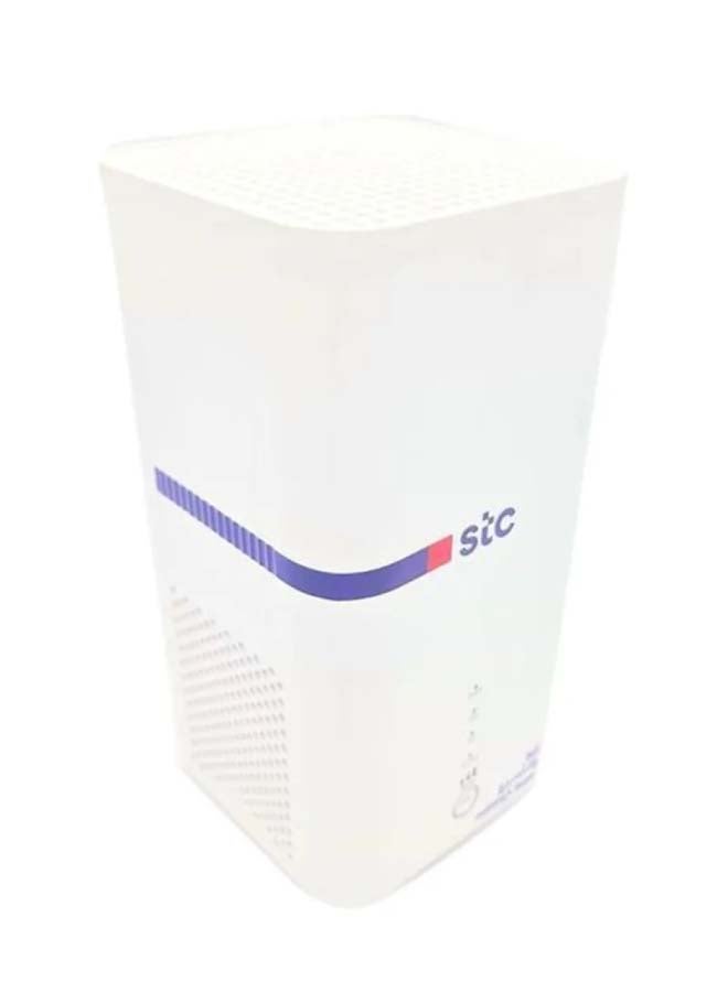 اس تي سي - Renewed - STC AX3600 Ultra 5G Route Super Speed Up to 3600Mbps WiFi 6 Nano SIM, High Gain Antenna , Nano Sim , Support Only STC Network / White - Image 1