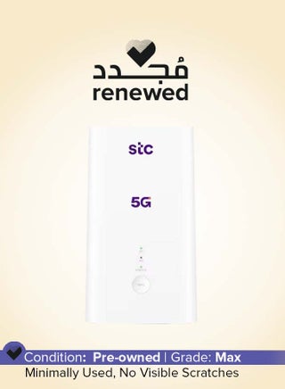Renewed - 5G CPE 5 Router H155-381 Speed Upto 3600Mbps / Dual Band Up / Wi-Fi 6 3000Mbps / High Gain Antenna Support Only STC / White - pnsku/N70174195V/45/_/1746532473/cb3b2b35-ef30-4f5d-b7fc-d5680d606ac0