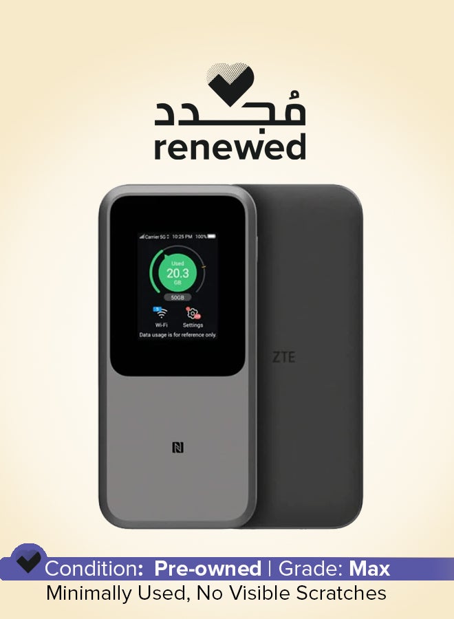 زد تي اي جهاز نقطة اتصال محمول 5G من ZTE مجدد - Image 1