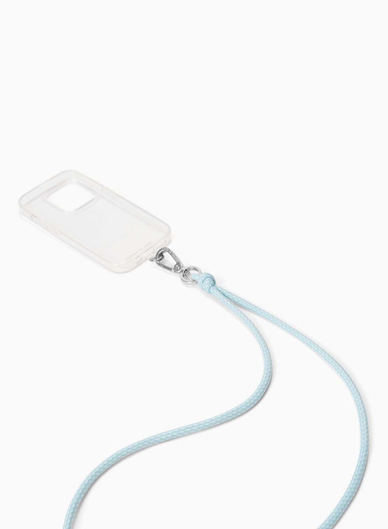 iDeal of Sweden Ideal of Sweden,Cord Phone Strap Multi Light Blue Light Blue - Image 4