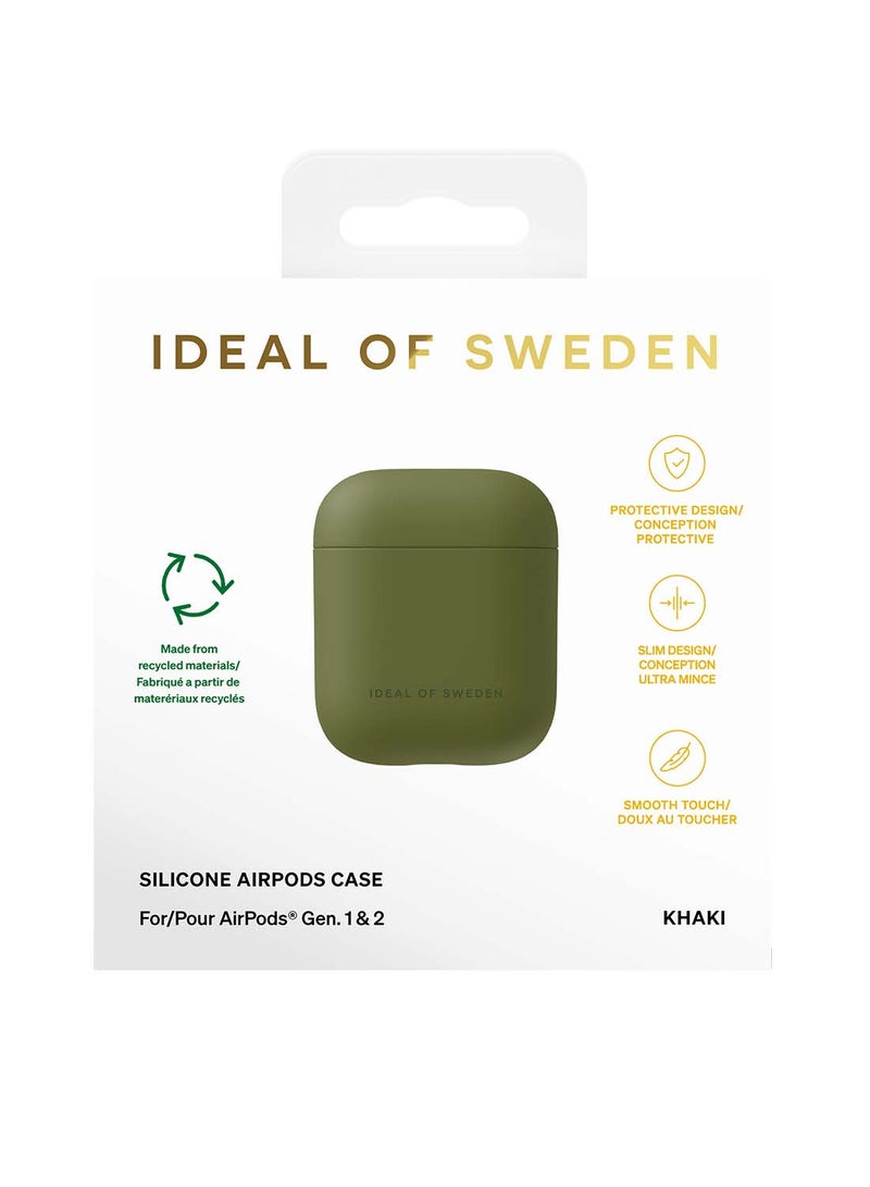 iDeal of Sweden Ideal of Sweden,Silicone AirPods Case Gen 1/2 Khaki Khaki - Image 4