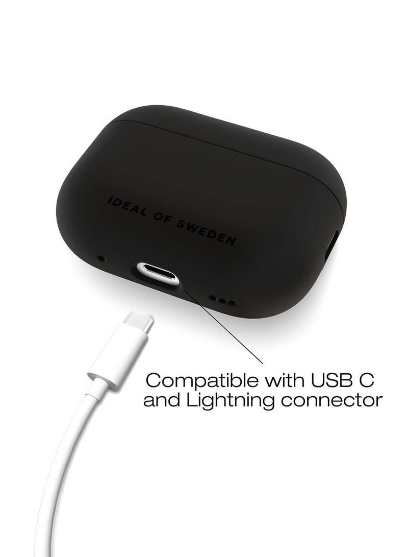 iDeal of Sweden Ideal of Sweden,Silicone AirPods Case PRO 1/2 Black Black - Image 4