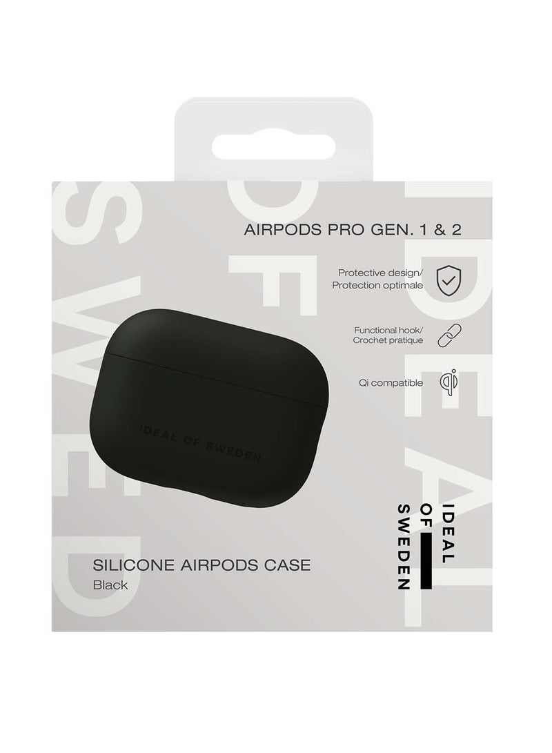 iDeal of Sweden Ideal of Sweden,Silicone AirPods Case PRO 1/2 Black Black - Image 5