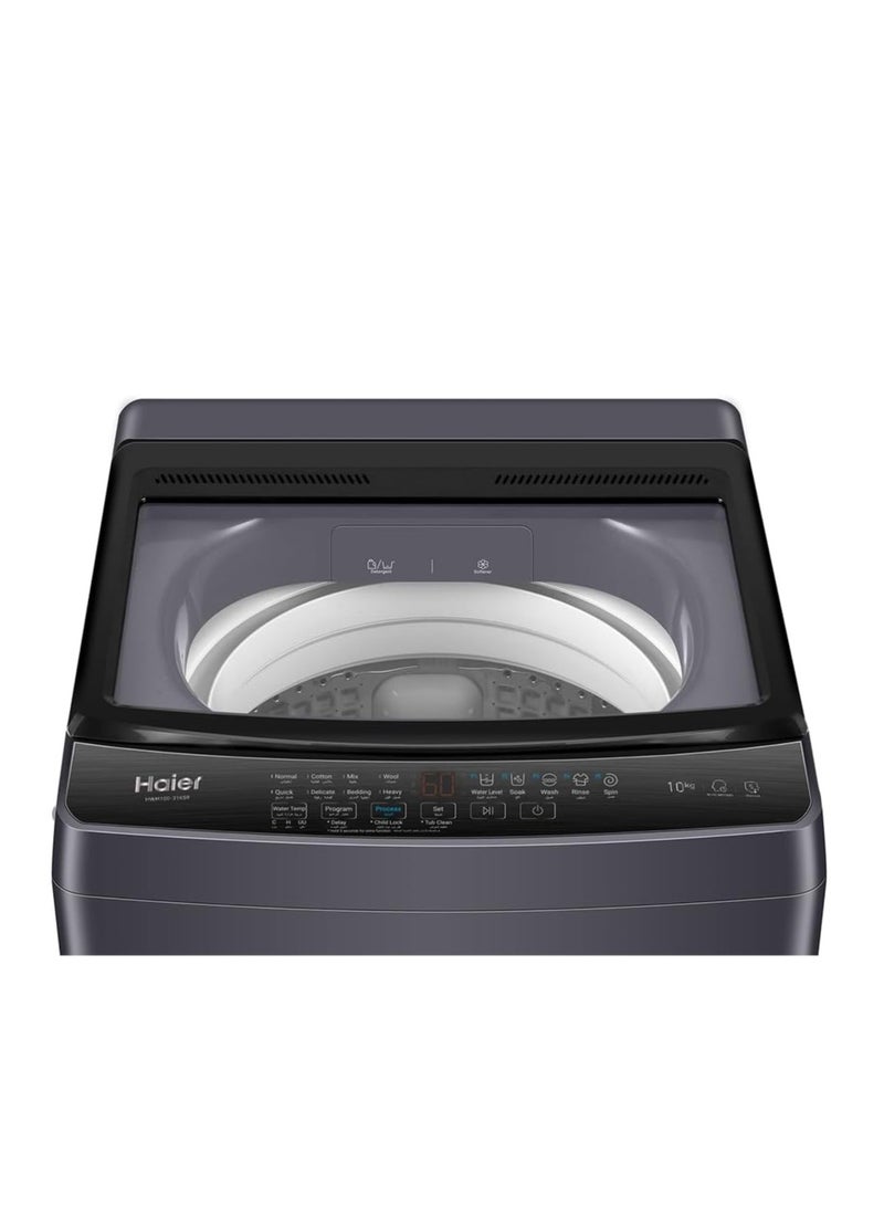 هاير Top Loading Fully Automatic, Fresh Air Funcation, Sterilize Function, ABT Pulsator 10 kg HWM100-316S8 silver - Image 5