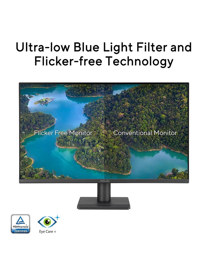 ASUS 27 inch FHD 1920x1080 IPS Eye Care Monitor – 120Hz Refresh Rate, 1ms MPRT, 99% sRGB, Flicker-Free, Low Blue Light, HDMI & VGA, 300cd/m² Brightness, 1500:1 Contrast Ratio, VESA Mountable, TÜV Rheinland Certified, Tilt Adjustable, Built-in DisplayWidget, Eco-Friendly Design | 90LM04J1-B02371 I VA279HG Black - Image 5