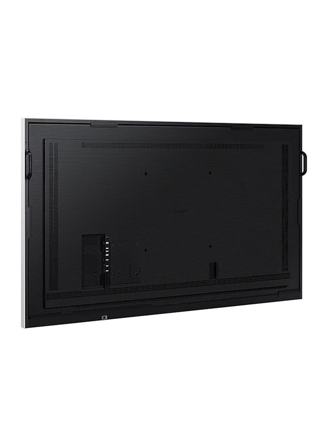 Samsung - Flip Pro WM85B 85-Inch 4K UHD Interactive Display – Infrared Multi-Touch (20 Points), Tizen 6.5 OS, Wi-Fi, Bluetooth, AirPlay 2, USB-C, HDMI, DisplayPort, 32GB Storage, OPS Slot, Antimicrobial Matte Screen, Landscape Orientation, 16/7 Operation, VESA 600x400, Built-in Screen Mirroring, Audio Out | LH85WMBWLGCXUE light gray - Image 1