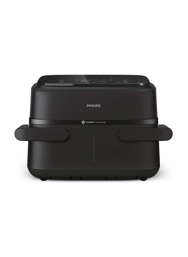 فيليبس Philips 1000 Series Airfryer Dual Basket 7.1 L 2450 W NA150/00 black  - Image 3