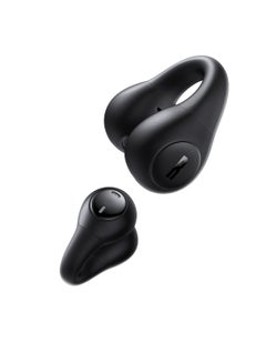 Baseus Bass 15 Clip Open-Ear True Wireless Earphones - Open-Ear Wireless Earbuds with Comfortable Clip Design - Powerful Bass Sound - Fast Charging via Type-C Cable - Sleek Black Color - Baseus New Logo Edition. Black  - Image 2