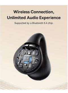 Baseus Bass 15 Clip Open-Ear True Wireless Earphones - Open-Ear Wireless Earbuds with Comfortable Clip Design - Powerful Bass Sound - Fast Charging via Type-C Cable - Sleek Black Color - Baseus New Logo Edition. Black  - Image 5