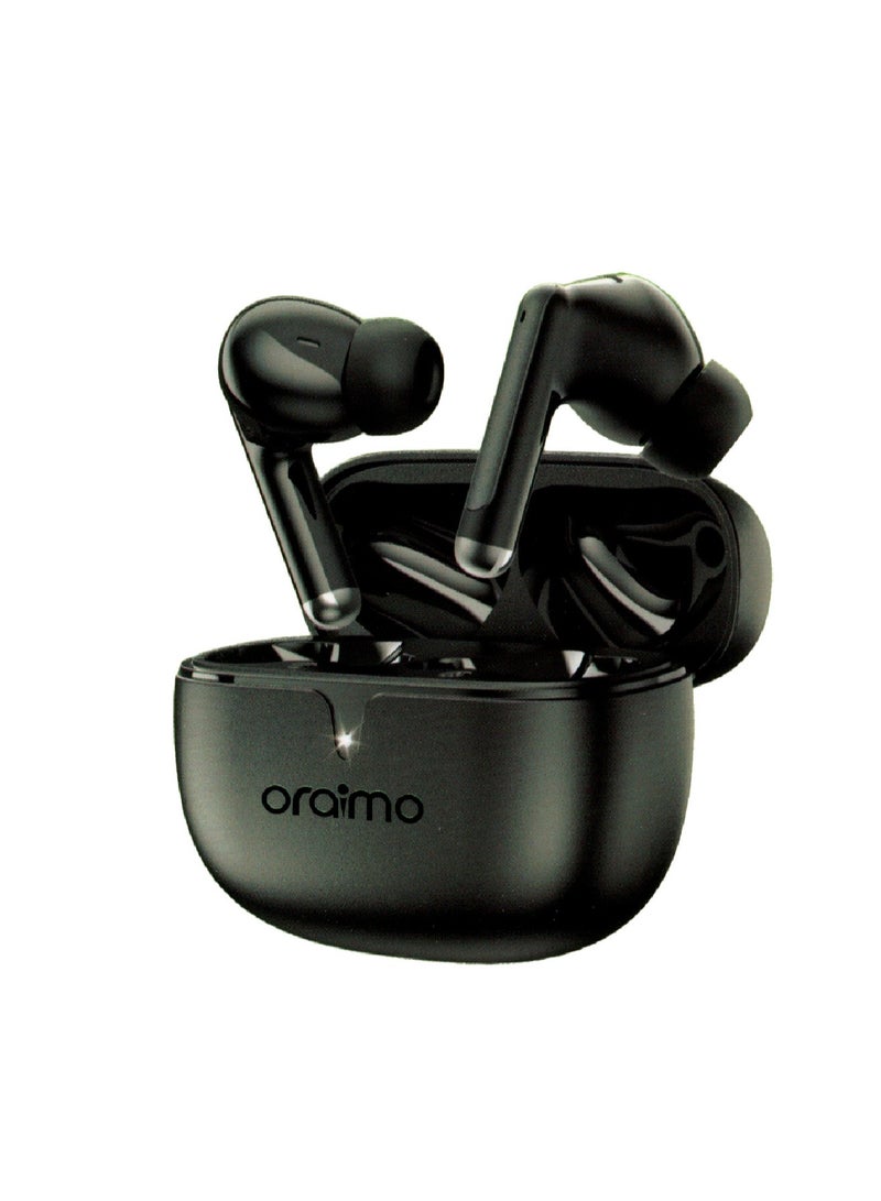 أورايمو FreePods Lite OEB-E106DC – High-Quality Stereo Sound with Comfortable Fit Black  - Image 1