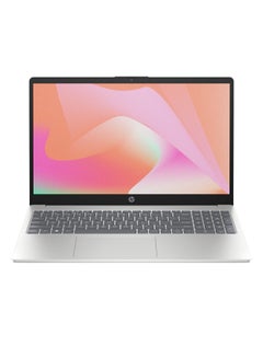 HP 15-FD0068NE Laptop With 15.6-Inch FHD Display, Core i7-1355U Processor/32GB RAM/2TB SSD/2GB NVIDIA GeForce MX570 Graphics Card/Windows 11 Home English Natural Siver  - Image 1