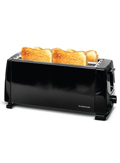 أولسنمارك 4 Slice Bread Toaster, Variable Electronic Timing Control, with Crumb Tray and Auto Pop Up Mechanism Perfect for Breads, Toast, Sandwiches, 2 Years Warranty 1400 W OMBT7049 Black  - Image 1