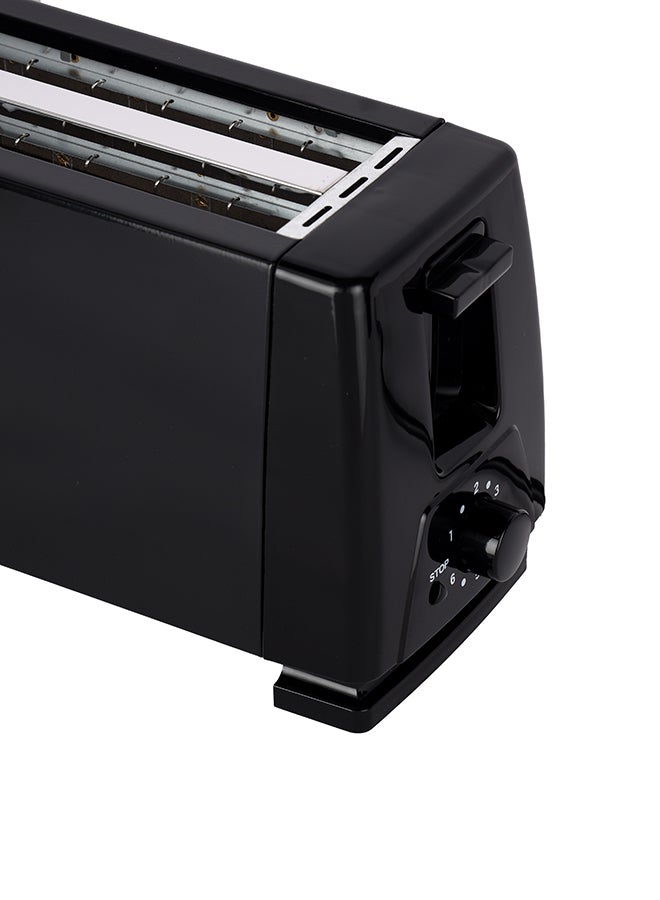 Olsenmark 4 Slice Bread Toaster, Variable Electronic Timing Control, with Crumb Tray and Auto Pop Up Mechanism Perfect for Breads, Toast, Sandwiches, 2 Years Warranty 1400 W OMBT7049 Black  - Image 5