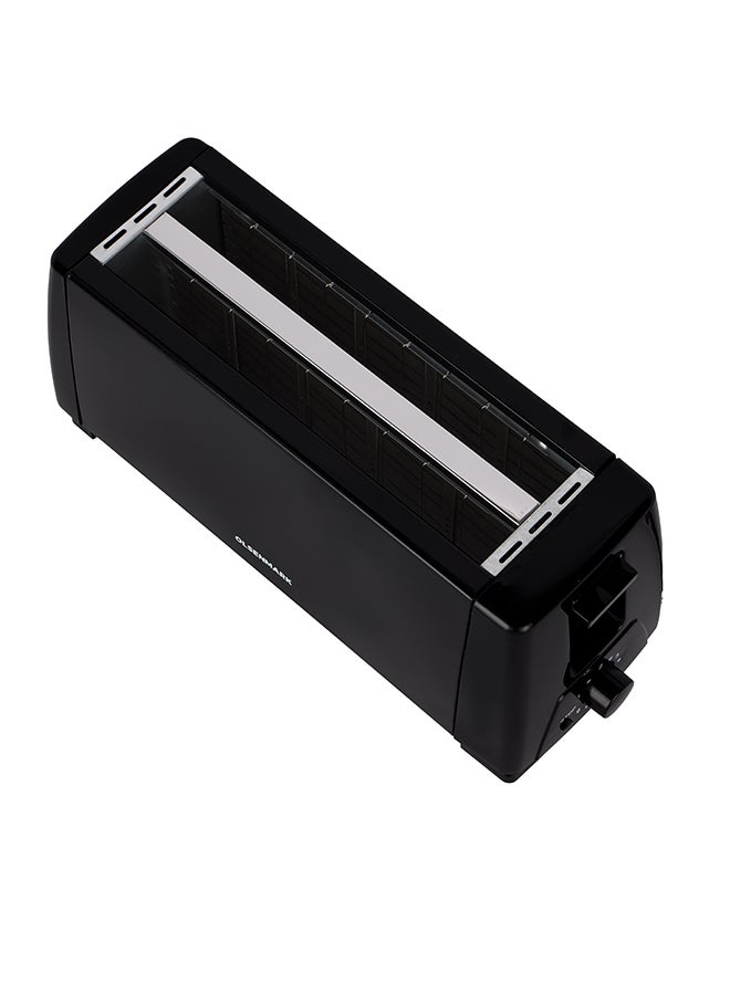 Olsenmark 4 Slice Bread Toaster, Variable Electronic Timing Control, with Crumb Tray and Auto Pop Up Mechanism Perfect for Breads, Toast, Sandwiches, 2 Years Warranty 1400 W OMBT7049 Black  - Image 3