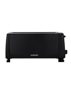 أولسنمارك 4 Slice Bread Toaster, Variable Electronic Timing Control, with Crumb Tray and Auto Pop Up Mechanism Perfect for Breads, Toast, Sandwiches, 2 Years Warranty 1400 W OMBT7049 Black  - Image 4
