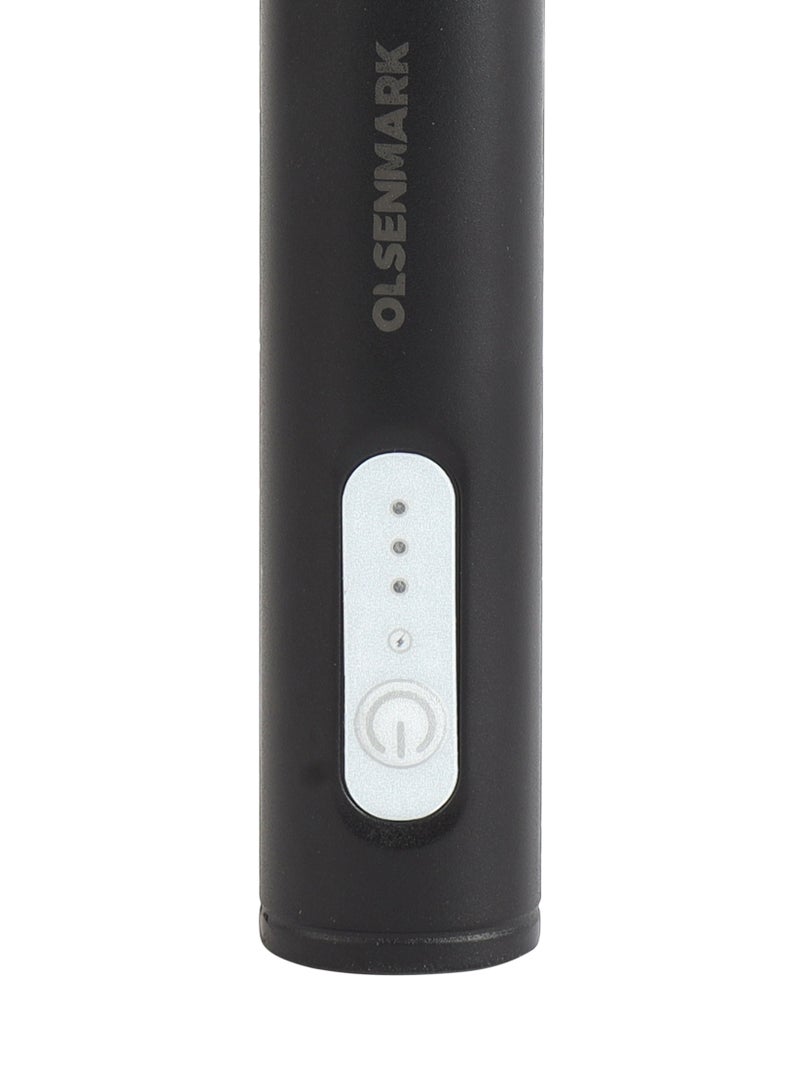 Olsenmark Rechargeable Milk Frother For High Speed Whisking, Ergonomic Grip with 3 Mixing Modes, Light, Medium and Strong/ Used for Milk, Coffee, Eggs, Sauces, Lattes, Hot Chocolates, Shakes, For Kitchen Use, Light-Weight and Highly Durable 1 L 5 W OMMF7038 Black - Image 4