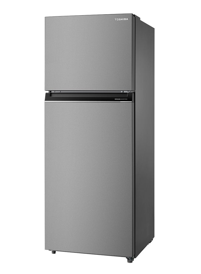 Toshiba 468L/338L Gross & Net Capacity -Double Door Top Mount Refrigerator GR-RT468WE-PME(RG) Grey - Image 1