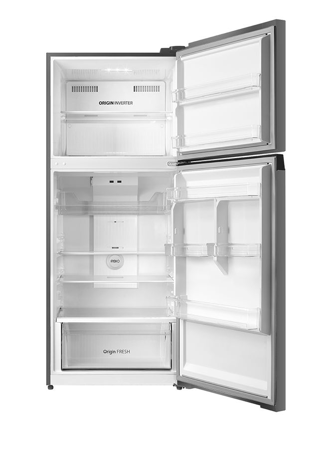 Toshiba 559/411 Gross and Net Capacity  Top Mount  Double Door Refrigerator GR-RT559WE-PME(RG) Grey - Image 5