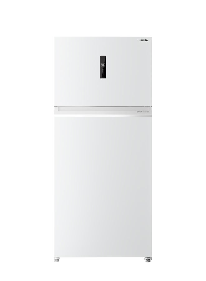 توشيبا 835 /611 Gross and Net Capacity  Top Mount Refrigerator  Double Door GR-RT835WE-PME(WH) White  - Image 1