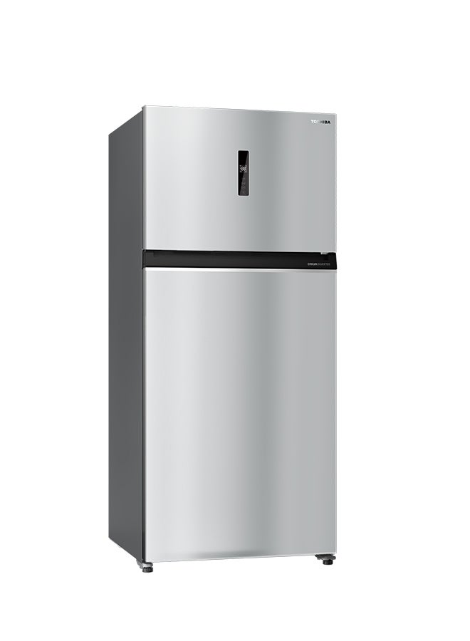 توشيبا 835 /611 سعة إجمالية وصافية ثلاجة علوية مزدوجة الباب - Image 1