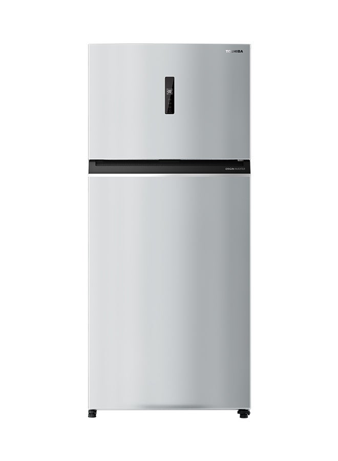 توشيبا 835 /611 سعة إجمالية وصافية ثلاجة علوية مزدوجة الباب - Image 2