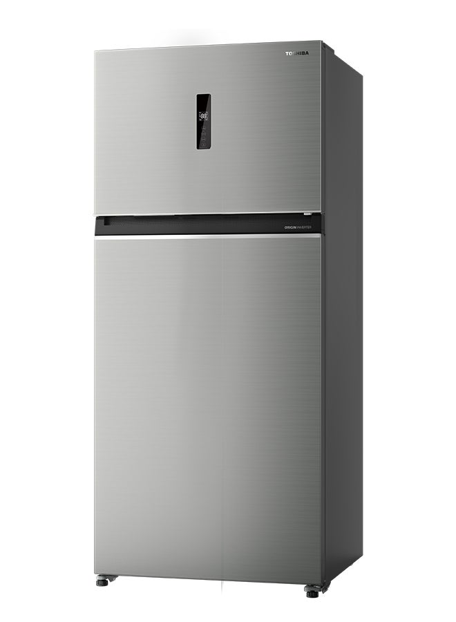 Toshiba 835 /611 Gross and Net Capacity  Top Mount Refrigerator  Double Door GR-RT835WE-PME(RG) Grey - Image 3