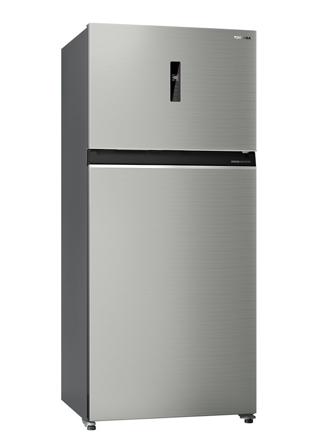 Toshiba 835 /611 Gross and Net Capacity  Top Mount Refrigerator  Double Door GR-RT835WE-PME(RG) Grey - Image 2