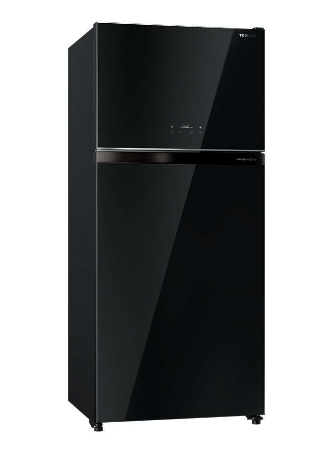 Toshiba 835 /611 Gross and Net Capacity  Top Mount Refrigerator  Double Door GR-RT835WE-PGE(XK) Black - Image 2
