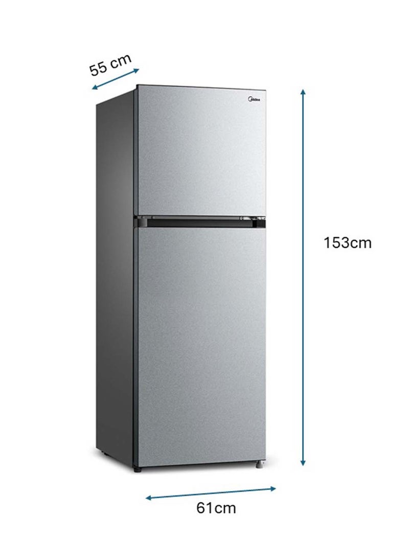 Midea 346L Gross And 236L Net Top Mount Double Door Refrigerator, Frost Free, Smart Sensor And Humidity Control, Inverter Quattro, Active-C Fresh, MultiAir Flow, Electronic Control - MDRT346MTE46AED Silver - Image 2