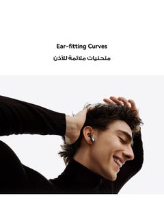 HUAWEI 510 mAh FreeBuds 6 Wireless Earbuds, Ear-fitting Wearing, Dual-driver True Sound, Stable & Clear Calls, Open-fit ANC, 36H Battery Life, IP54 Water-Resistant, iOS & Android, Purple + Free Band9  - Image 4