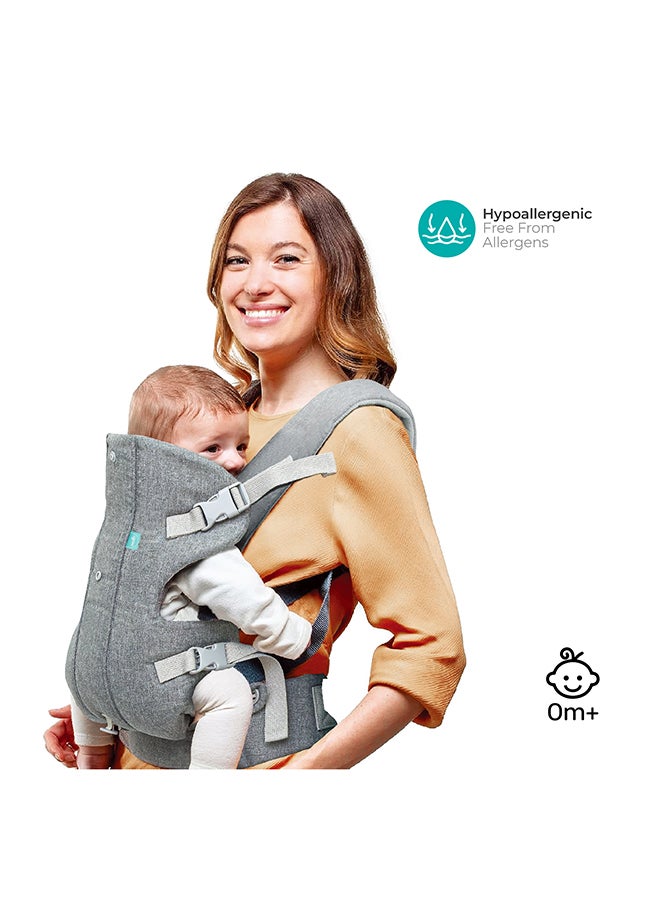 مون KaryGo 4 in 1- baby Carrier-Grey - Image 3