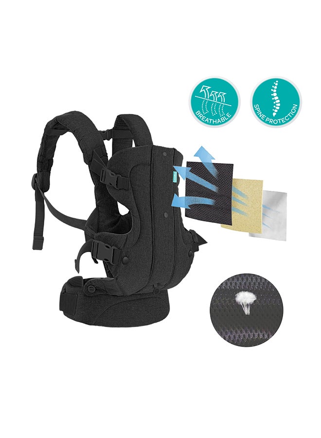 مون KaryGo 4 in 1- baby Carrier-Black - Image 5
