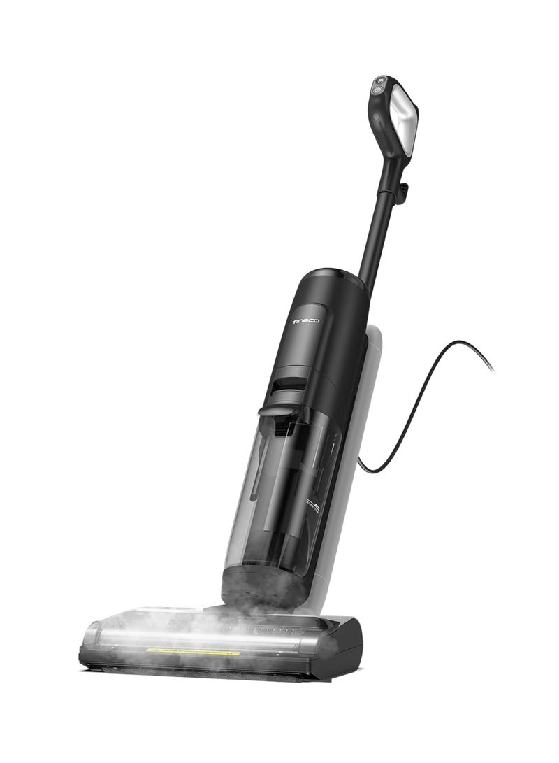 Tineco iFLOOR 5 Steam Corded Wet Dry Vacuum All-in-one, Steam Mop Hardwood Floor Cleaner Great for Sticky Messes, 248℉ High-temp Steam, Self-cleaning with steam 0.75 L 1500 W SW010800SA Black  - Image 1