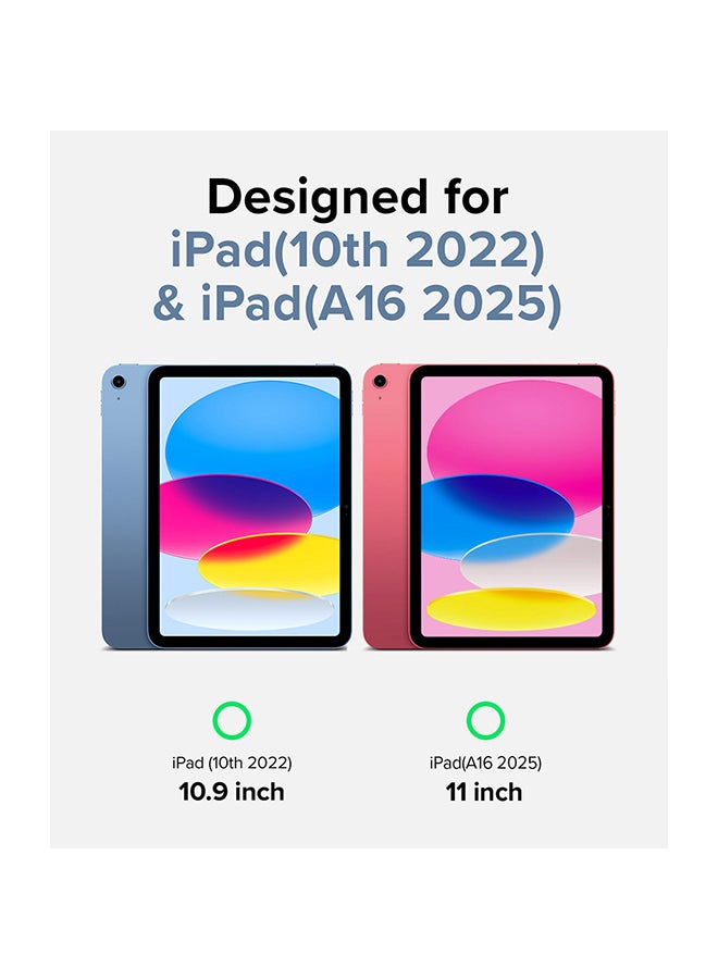 Ringke Fusion For iPad 11th Generation Case (A16, 2025) And iPad 10th Generation Cover (2022) Transparent Shockproof Back With Pencil Holder - Clear - Image 2