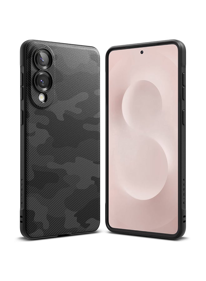 Ringke Onyx Case For Samsung Galaxy S25 Edge, Enhanced Grip Tough Flexible TPU Shockproof Rugged TPU Bumper Drop Protection Phone Cover - Camo Black - Image 1