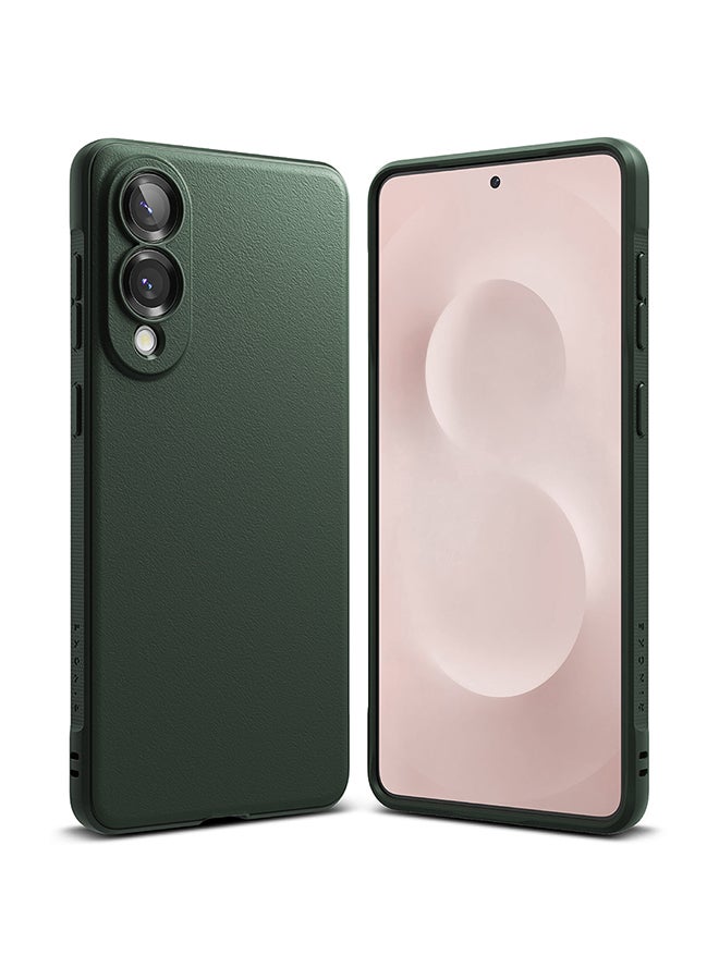 Ringke Onyx Case For Samsung Galaxy S25 Edge, Enhanced Grip Tough Flexible TPU Shockproof Rugged TPU Bumper Drop Protection Phone Cover - Dark Green - Image 1