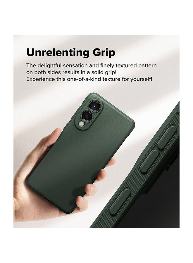 Ringke Onyx Case For Samsung Galaxy S25 Edge, Enhanced Grip Tough Flexible TPU Shockproof Rugged TPU Bumper Drop Protection Phone Cover - Dark Green - Image 4