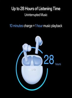 أوبو Enco Buds2 The Rhythm Never Stops Lilac Blue  - Image 5