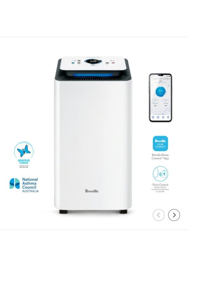 Breville Breville the Smart Dry Connect Dehumidifier LAD208WHT2IAN1 LAD208WHT2IAN1 White  - Image 1
