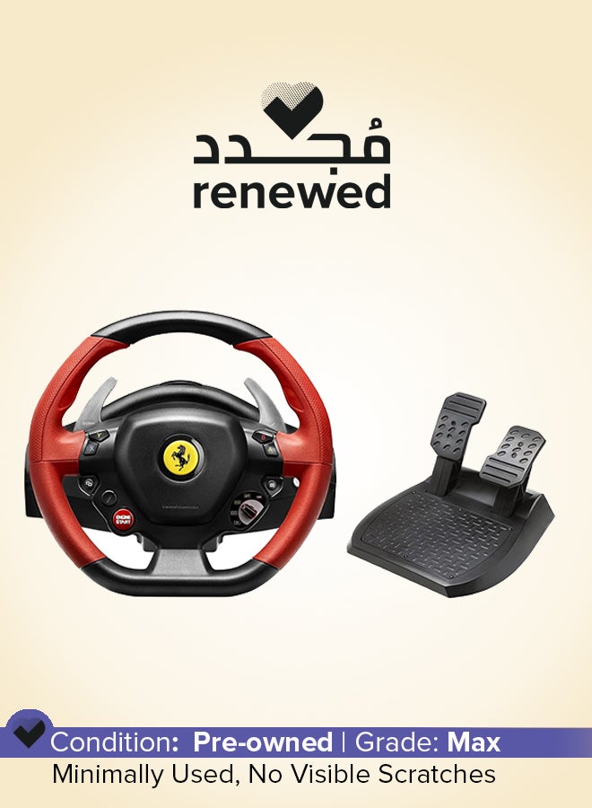 THRUSTMASTER Renewed - Ferrari 458 Spider Racing Wheel - Image 1