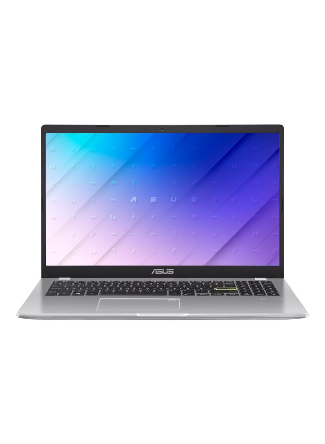 أسوس Vivobook Go 15 Laptop With 15.6 Inch HD (1366x768) Display, Intel Celeron N4500 Processor/4GB DDR4 RAM/128GB SSD/Intel HD Graphics/Windows 11 Home/ English/Arabic Dreamy White  - Image 1