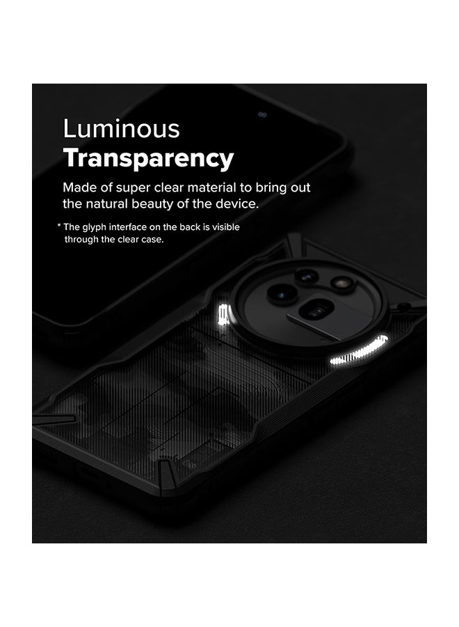 Ringke Fusion-X For Nothing Phone (3a) Pro Case, Anti-Scratch Dual Coating Advanced Rugged Hybrid Heavy Duty Bumper Phone Case Cover - Camo Black - Image 5