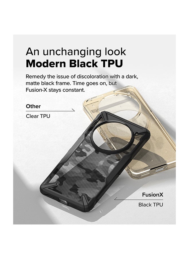 Ringke Fusion-X For Nothing Phone (3a) Pro Case, Anti-Scratch Dual Coating Advanced Rugged Hybrid Heavy Duty Bumper Phone Case Cover - Camo Black - Image 3