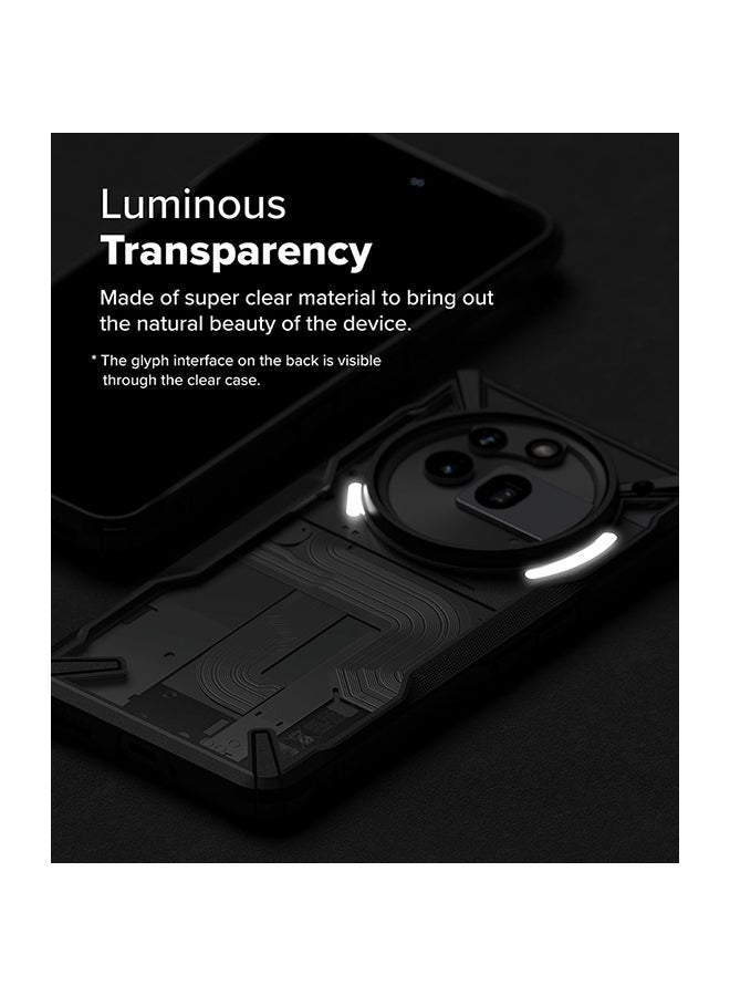 Ringke Fusion-X For Nothing Phone (3a) Pro Case, Anti-Scratch Dual Coating Advanced Rugged Hybrid Heavy Duty Bumper Phone Case Cover -Black black - Image 5