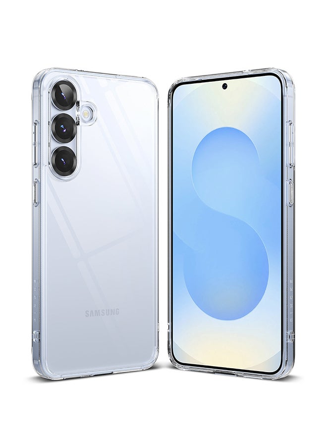 Ringke Fusion For Samsung Galaxy S25 Case (2025), Anti-Fingerprint Transparent Thin Hard Back Shockproof TPU Protective Bumper Phone Cover - Clear - Image 1