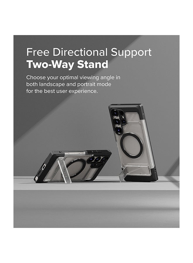 Ringke UX Magnetic For Samsung Galaxy S25 Ultra 5G Case (2025), Enhanced Grip Tough Flexible TPU Shockproof Rugged TPU Bumper Drop Protection Phone Cover - Clear - Image 2