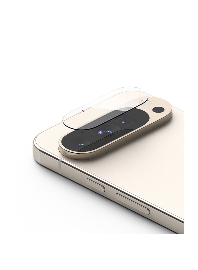 Ringke Camera Lens Frame Glass Protector For Goggle Pixel 9 Pro XL, Anti-Fingerprint Camera Lens Tempered Glass Covers and Aluminum Alloy Frames -3Pack Clear - Image 1